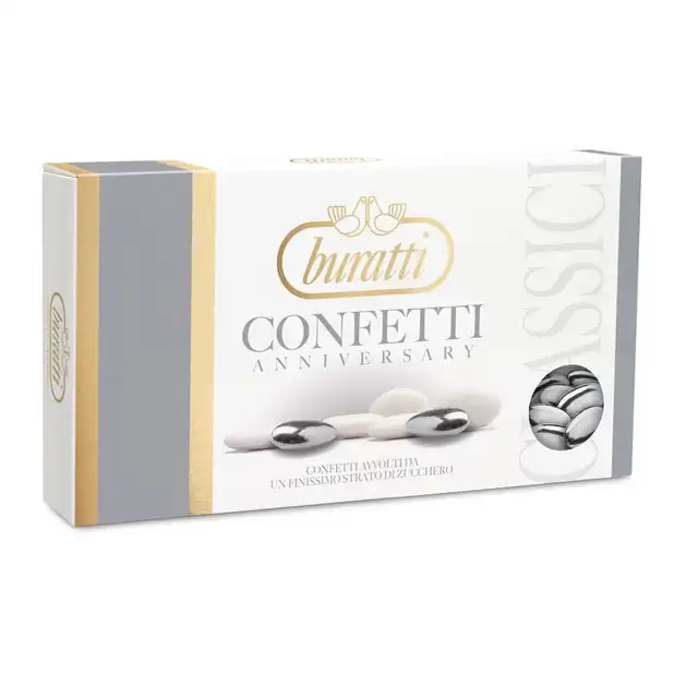 Confetti alla Mandorla Intera Argento Buratti – 1 kg