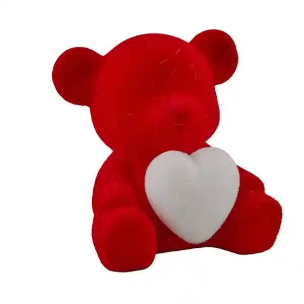 Bomboniera Orsetto rosso con cuore piccolo
