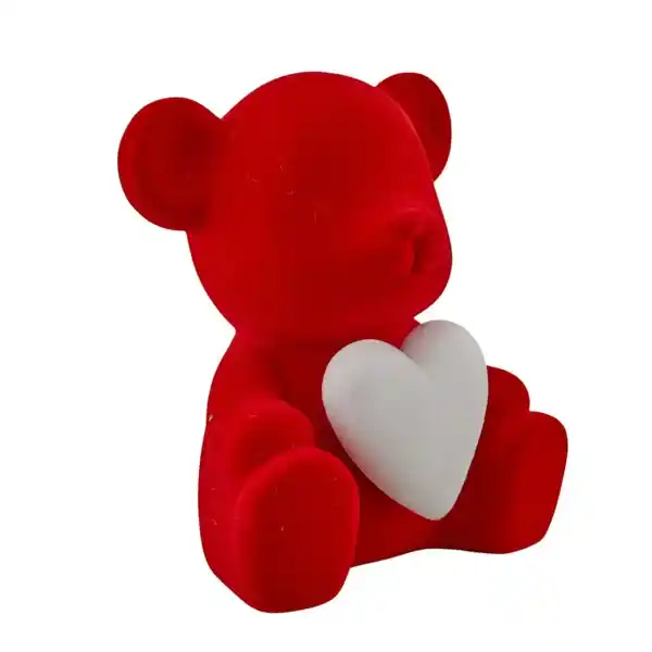 Bomboniera Orsetto rosso con cuore grande