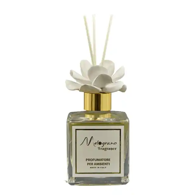 Bomboniera Rosa capodim.bianco profumatore 200 ml