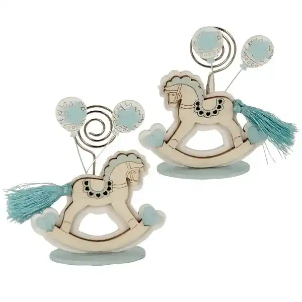 Bomboniera Cavallino clip c.lo cm.8