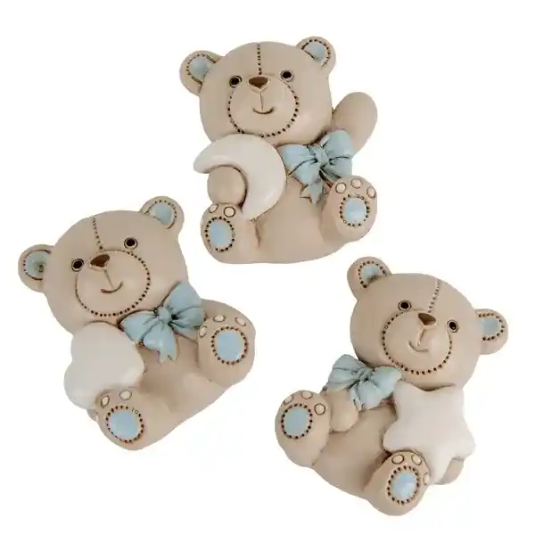 Bomboniera Teo orso magn.c.lo cm5 pvc box12/360