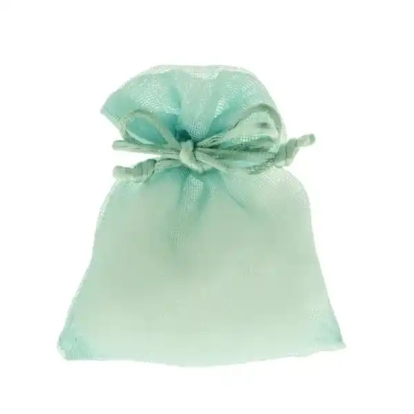Zahra bag verde vita cm.10x12
